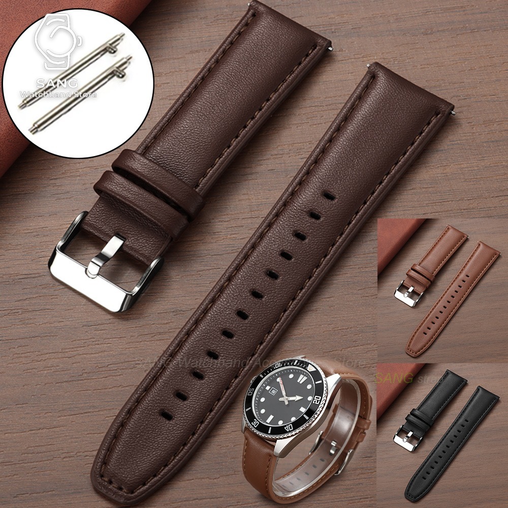 Smartwatch Vintage Watches For Women - 20/22mm Leder-Uhrenarmband für Omega für Seiko