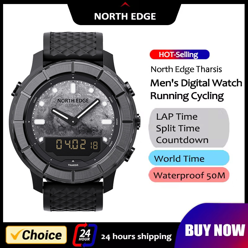 Altimeter Compass Watch - NORTH EDGE 2026 THARSIS Herren-Uhr aus