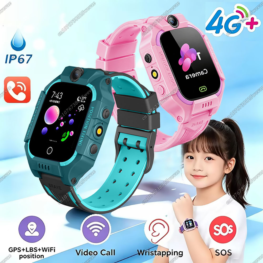 Smartwatch Watches For Girls - 2026 Neue 5G Kinder-GPS-Smartwatch SOS-Anruf SIM-Karte
