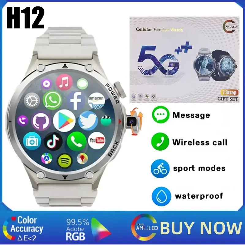 Smartwatch Watches Price - H12 4G LTE Android Smartwatch 1,6