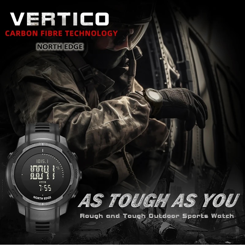 NORTH EDGE VERTICO Höhenmesser – Altimeter Compass Watch Bewertung und Preis