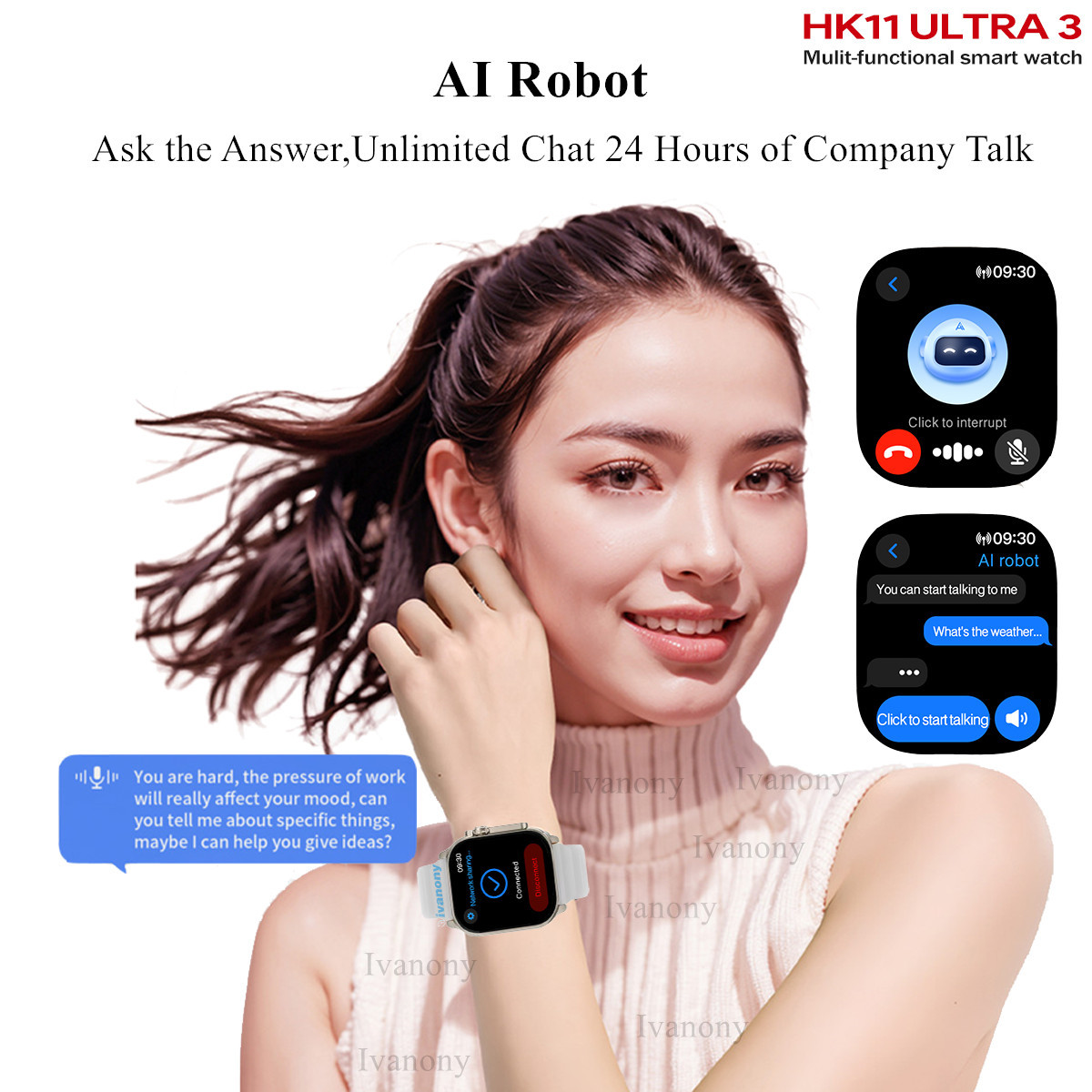 Neue Smartwatch HK11 Ultra 3 4 – Smartwatch Watches For Girls Bewertung und Preis