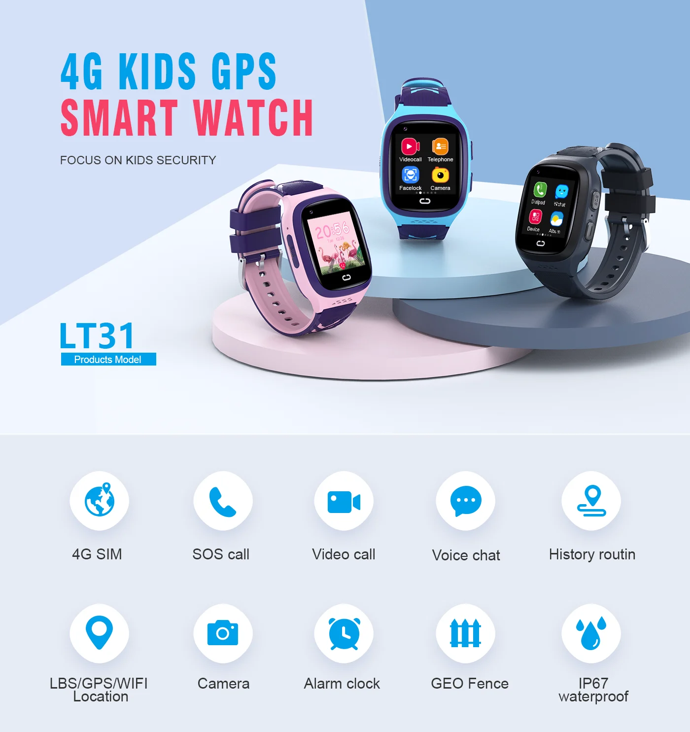 4G Kinder Smartwatch SOS Wasse – Smartwatch Watches Price Bewertung und Preis